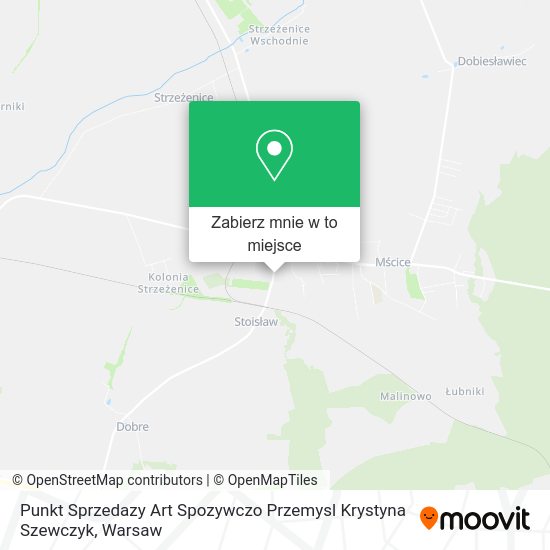 Mapa Punkt Sprzedazy Art Spozywczo Przemysl Krystyna Szewczyk