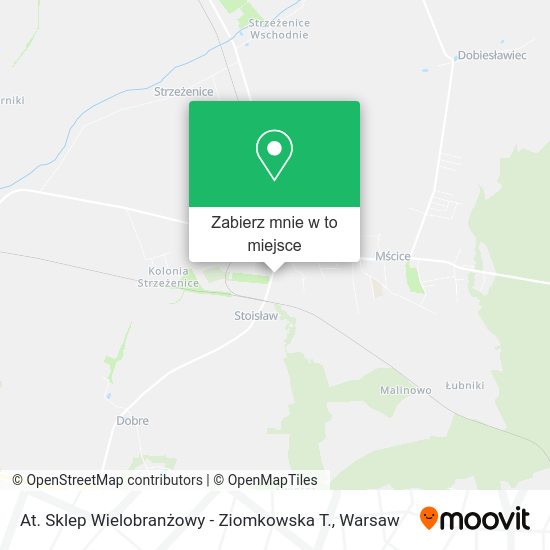 Mapa At. Sklep Wielobranżowy - Ziomkowska T.