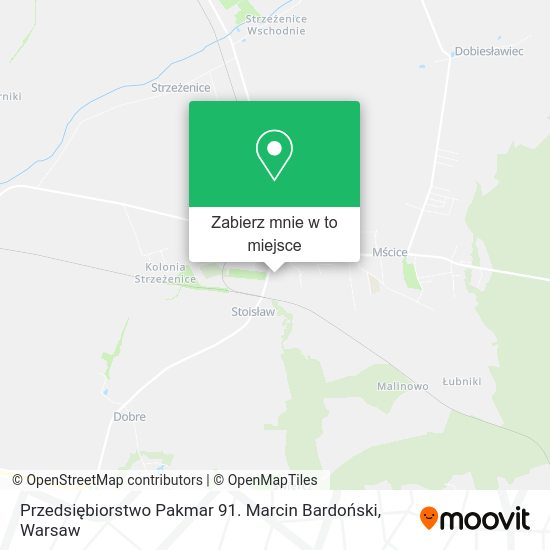 Mapa Przedsiębiorstwo Pakmar 91. Marcin Bardoński