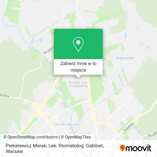 Mapa Piekarewicz Marek, Lek. Stomatolog. Gabinet