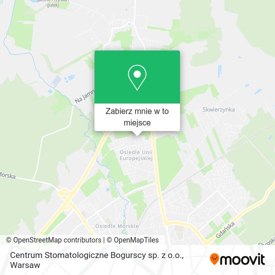 Mapa Centrum Stomatologiczne Bogurscy sp. z o.o.