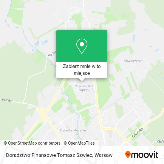 Mapa Doradztwo Finansowe Tomasz Szwiec