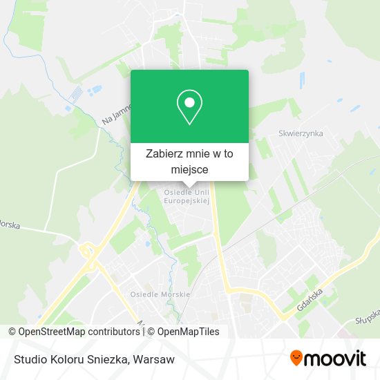 Mapa Studio Koloru Sniezka