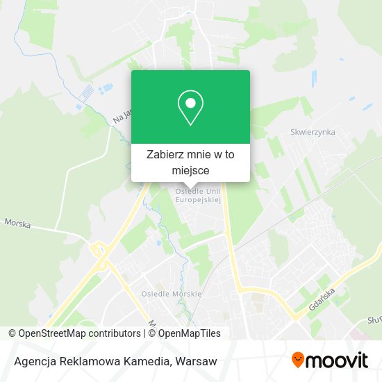 Mapa Agencja Reklamowa Kamedia