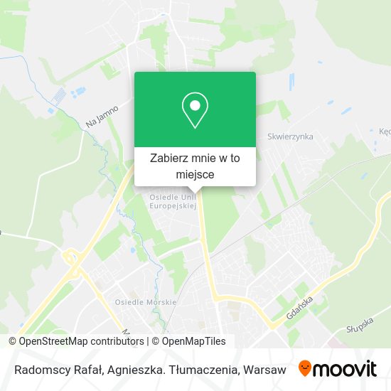 Mapa Radomscy Rafał, Agnieszka. Tłumaczenia