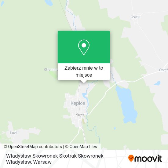 Mapa Władysław Skowronek Skotrak Skowronek Władysław