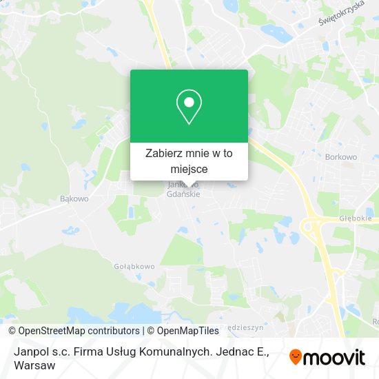 Mapa Janpol s.c. Firma Usług Komunalnych. Jednac E.