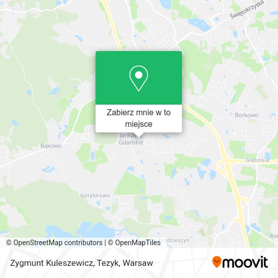 Mapa Zygmunt Kuleszewicz, Tezyk