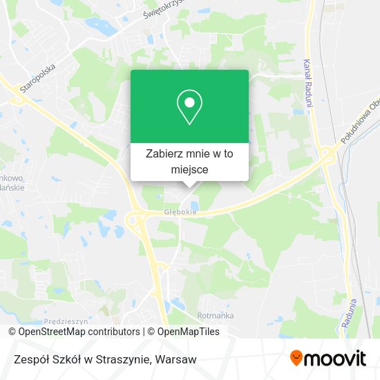 Mapa Zespół Szkół w Straszynie