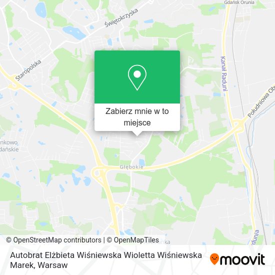 Mapa Autobrat Elżbieta Wiśniewska Wioletta Wiśniewska Marek