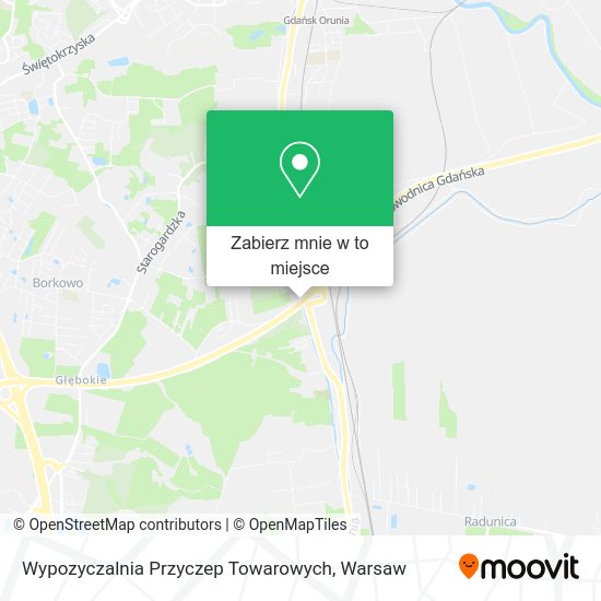 Mapa Wypozyczalnia Przyczep Towarowych