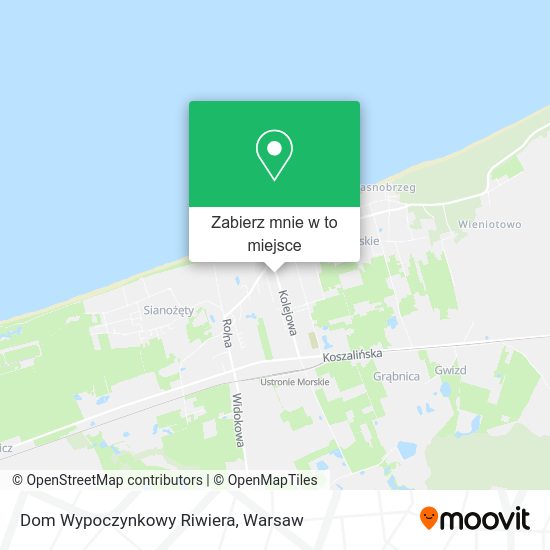 Mapa Dom Wypoczynkowy Riwiera