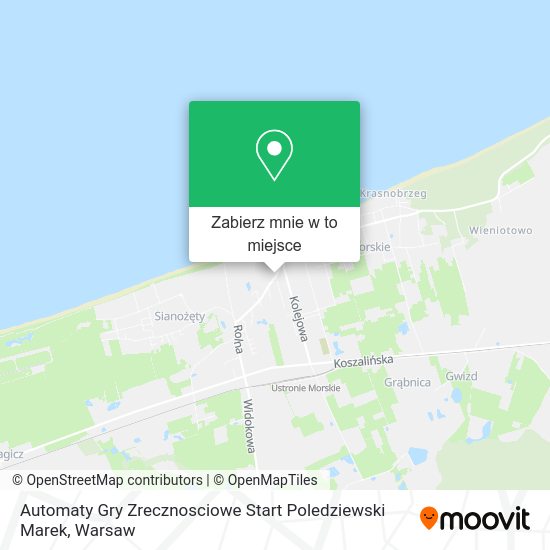 Mapa Automaty Gry Zrecznosciowe Start Poledziewski Marek