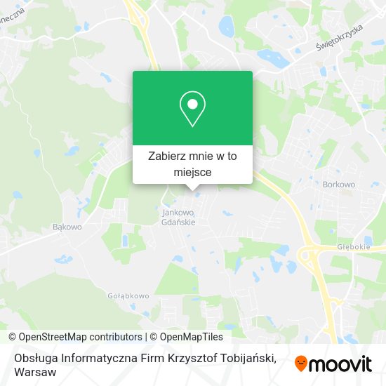 Mapa Obsługa Informatyczna Firm Krzysztof Tobijański