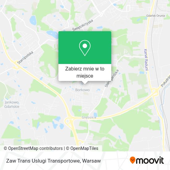 Mapa Zaw Trans Uslugi Transportowe