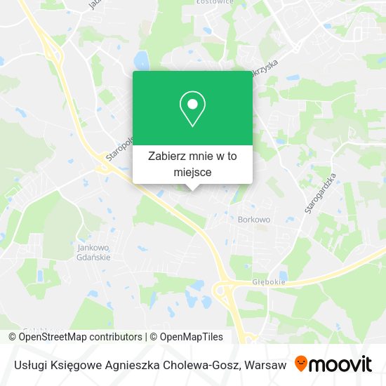 Mapa Usługi Księgowe Agnieszka Cholewa-Gosz