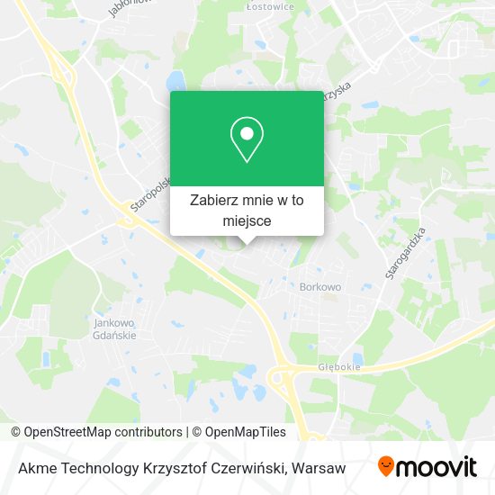 Mapa Akme Technology Krzysztof Czerwiński