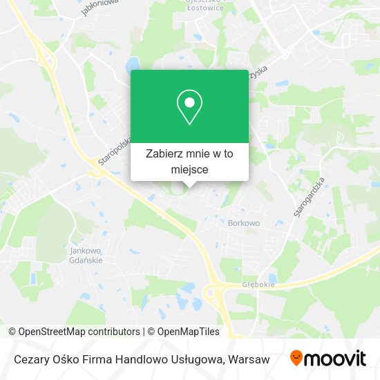 Mapa Cezary Ośko Firma Handlowo Usługowa