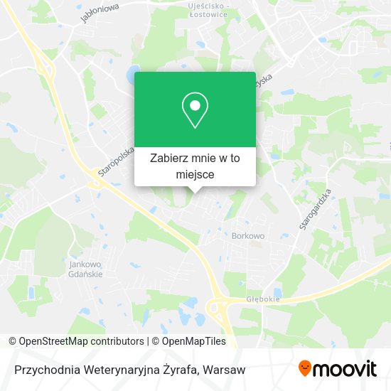 Mapa Przychodnia Weterynaryjna Żyrafa