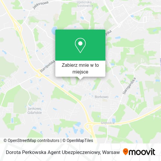 Mapa Dorota Perkowska Agent Ubezpieczeniowy