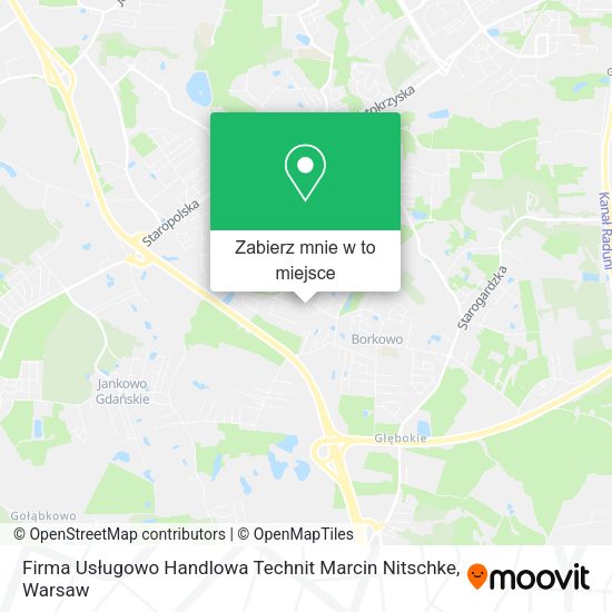 Mapa Firma Usługowo Handlowa Technit Marcin Nitschke