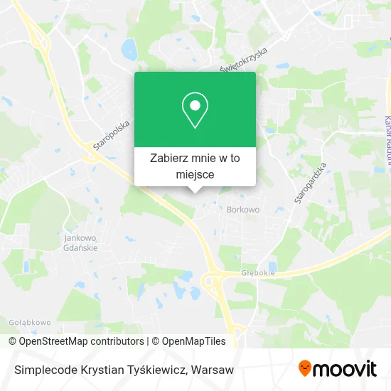 Mapa Simplecode Krystian Tyśkiewicz