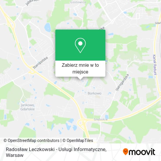 Mapa Radosław Leczkowski - Usługi Informatyczne