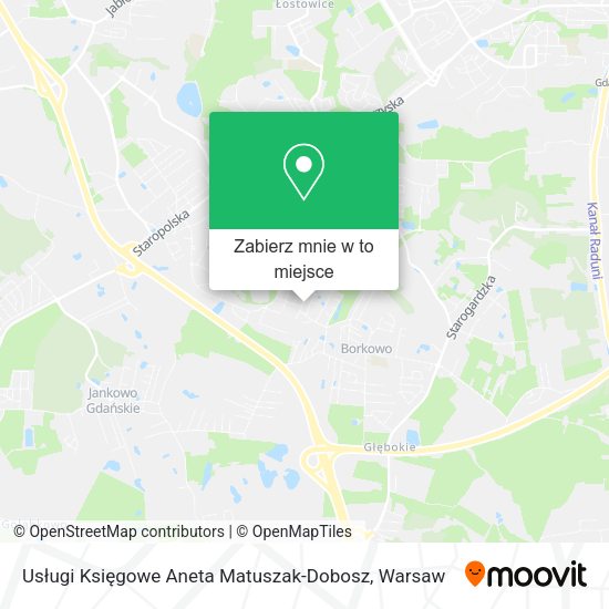 Mapa Usługi Księgowe Aneta Matuszak-Dobosz