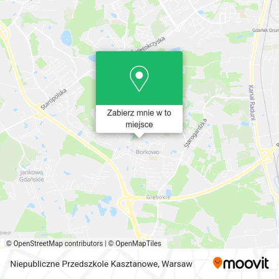 Mapa Niepubliczne Przedszkole Kasztanowe