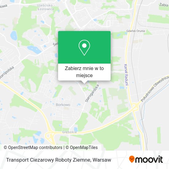 Mapa Transport Ciezarowy Roboty Ziemne