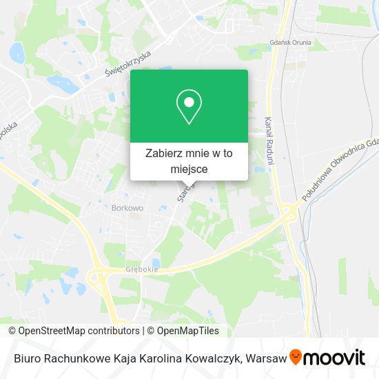 Mapa Biuro Rachunkowe Kaja Karolina Kowalczyk