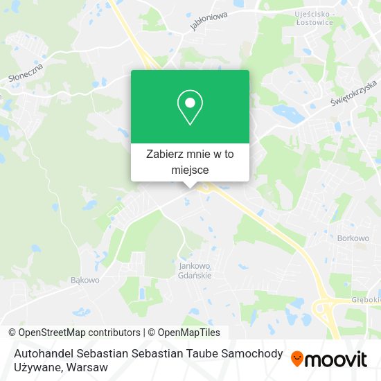 Mapa Autohandel Sebastian Sebastian Taube Samochody Używane