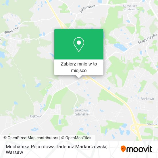 Mapa Mechanika Pojazdowa Tadeusz Markuszewski