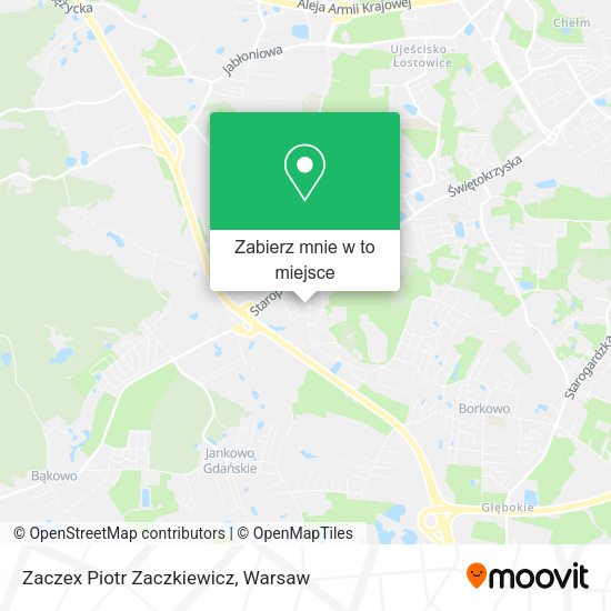 Mapa Zaczex Piotr Zaczkiewicz