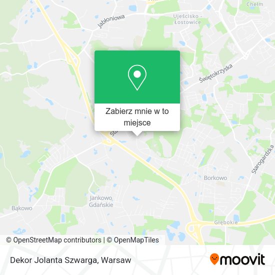 Mapa Dekor Jolanta Szwarga