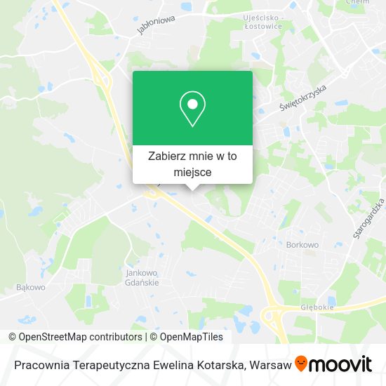 Mapa Pracownia Terapeutyczna Ewelina Kotarska