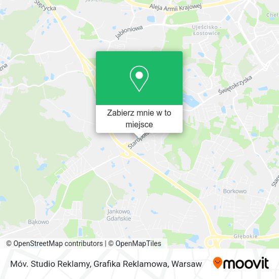 Mapa Móv. Studio Reklamy, Grafika Reklamowa