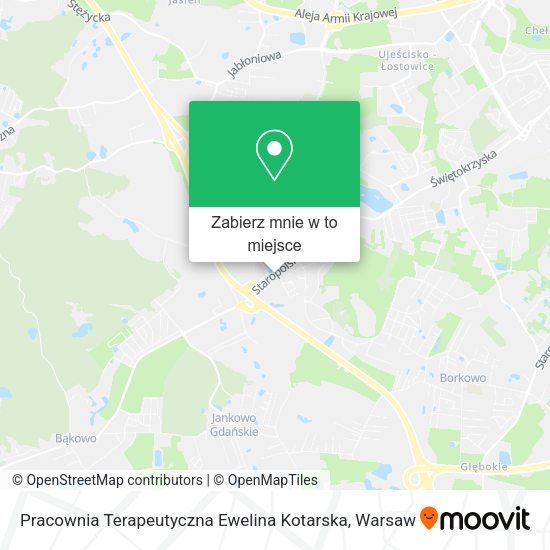 Mapa Pracownia Terapeutyczna Ewelina Kotarska