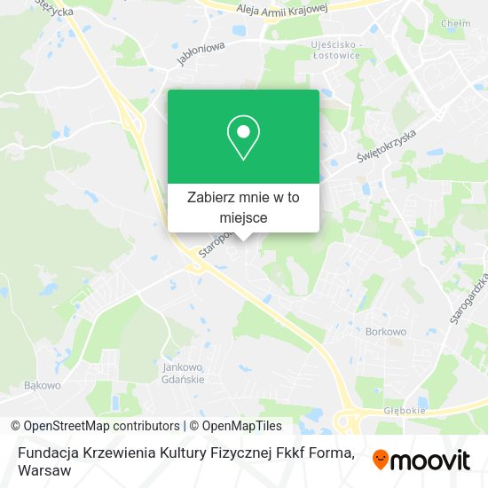 Mapa Fundacja Krzewienia Kultury Fizycznej Fkkf Forma