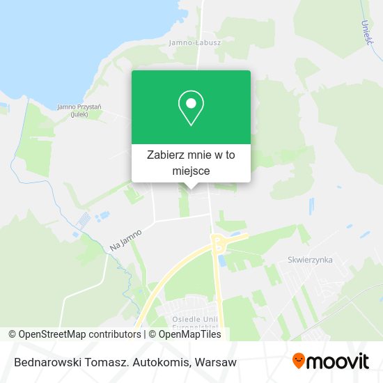 Mapa Bednarowski Tomasz. Autokomis