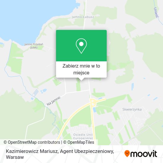 Mapa Kazimierowicz Mariusz, Agent Ubezpieczeniowy