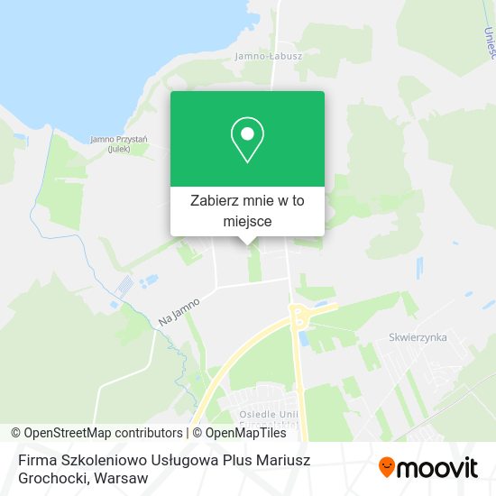 Mapa Firma Szkoleniowo Usługowa Plus Mariusz Grochocki