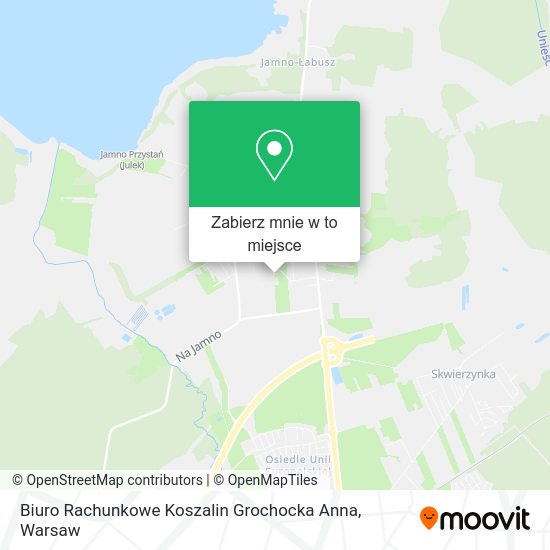 Mapa Biuro Rachunkowe Koszalin Grochocka Anna