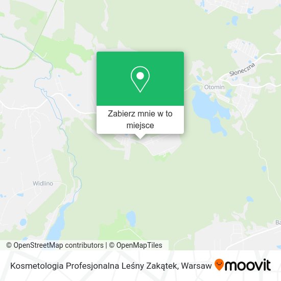 Mapa Kosmetologia Profesjonalna Leśny Zakątek