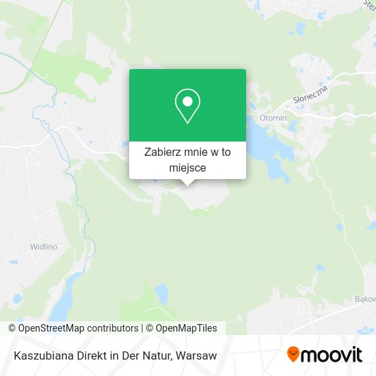 Mapa Kaszubiana Direkt in Der Natur