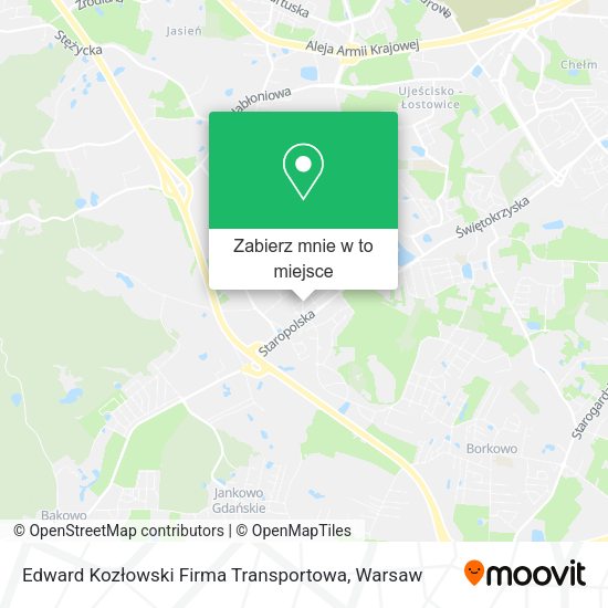 Mapa Edward Kozłowski Firma Transportowa