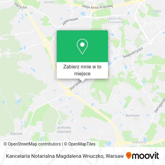 Mapa Kancelaria Notarialna Magdalena Wnuczko