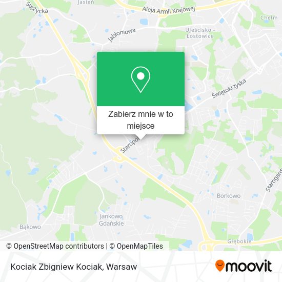 Mapa Kociak Zbigniew Kociak