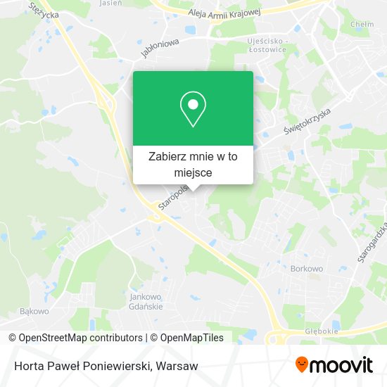 Mapa Horta Paweł Poniewierski