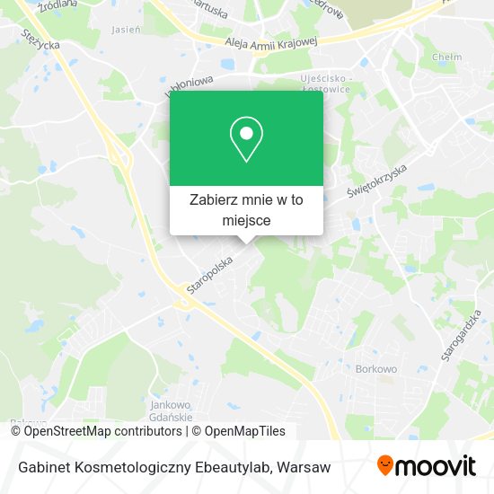 Mapa Gabinet Kosmetologiczny Ebeautylab